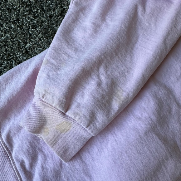 Pink Oversized Double Layered Teddy Puppy Graphic Crewneck Sweatshirt - Picture 4 of 6